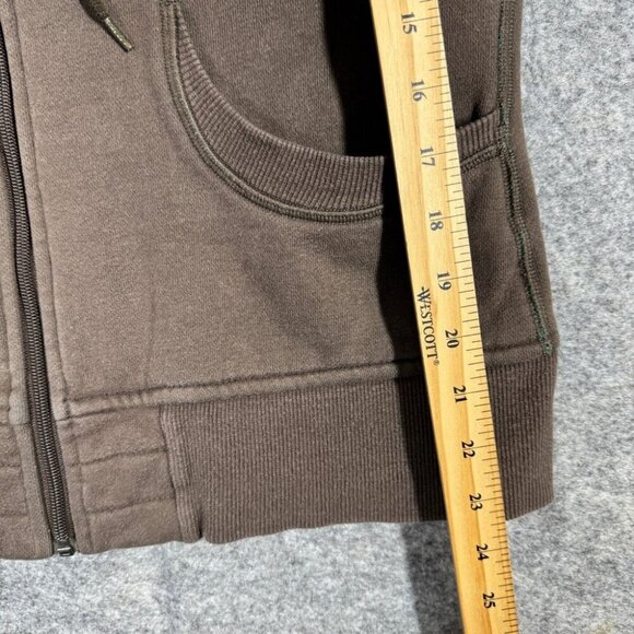 Lululemon Athletica Scuba Igloo Sunrise Rare  Zip Up Brown Jacket Size 8 - Picture 8 of 15